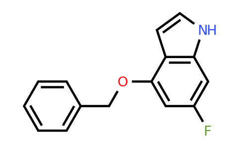 312314-26-4 | 4-(Benzyloxy)-6-fluoro-1H-indole