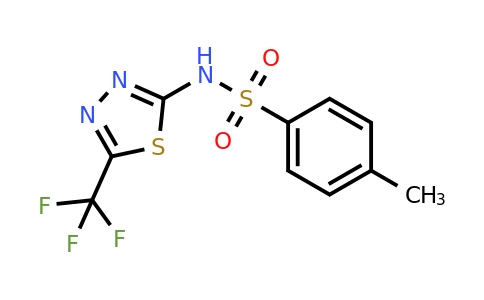 312524-33-7 | 4-Methyl-N-(5-(trifluoromethyl)-1,3,4-thiadiazol-2-yl)benzenesulfonamide