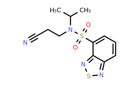 312742-08-8 | N-(2-Cyanoethyl)-N-isopropylbenzo[c][1,2,5]thiadiazole-4-sulfonamide