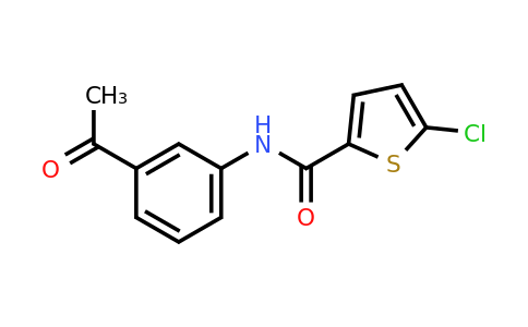 312772-68-2 | N-(3-acetylphenyl)-5-chlorothiophene-2-carboxamide