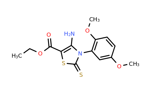 312922-23-9 | Ethyl 4-amino-3-(2,5-dimethoxyphenyl)-2-thioxo-2,3-dihydrothiazole-5-carboxylate