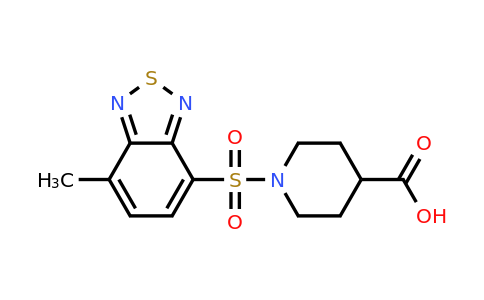 312922-24-0 | 1-((7-Methylbenzo[c][1,2,5]thiadiazol-4-yl)sulfonyl)piperidine-4-carboxylic acid