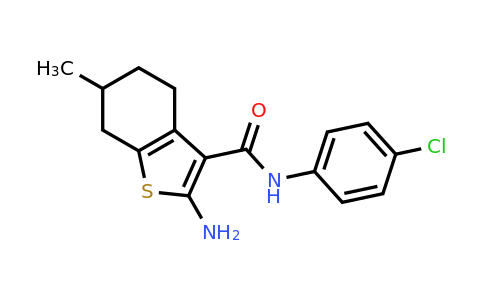 312948-96-2 | 2-Amino-N-(4-chlorophenyl)-6-methyl-4,5,6,7-tetrahydrobenzo[b]thiophene-3-carboxamide