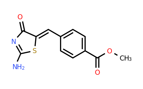 313226-11-8 | Methyl 4-[(2-amino-4-oxo-1,3-thiazol-5(4H)-ylidene)methyl]benzoate