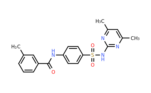 313261-56-2 | N-(4-(N-(4,6-dimethylpyrimidin-2-yl)sulfamoyl)phenyl)-3-methylbenzamide