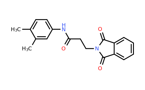313267-27-5 | n-(3,4-Dimethylphenyl)-3-(1,3-dioxoisoindolin-2-yl)propanamide