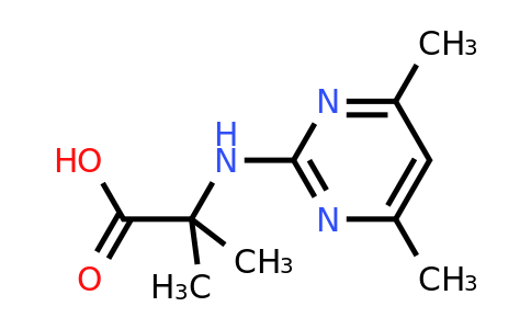 313395-32-3 | 2-((4,6-Dimethylpyrimidin-2-yl)amino)-2-methylpropanoic acid