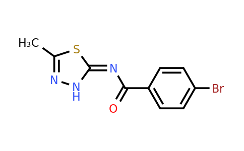 313531-82-7 | 4-Bromo-N-(5-methyl-1,3,4-thiadiazol-2(3H)-ylidene)benzamide