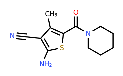 313971-49-2 | 2-Amino-4-methyl-5-(piperidine-1-carbonyl)thiophene-3-carbonitrile