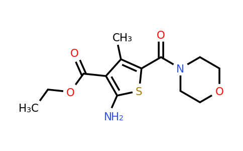 314046-67-8 | Ethyl 2-amino-4-methyl-5-(morpholine-4-carbonyl)thiophene-3-carboxylate