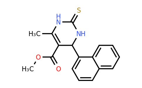 314051-89-3 | Methyl 6-methyl-4-(naphthalen-1-yl)-2-thioxo-1,2,3,4-tetrahydropyrimidine-5-carboxylate