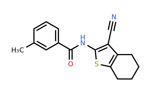 314076-37-4 | N-(3-cyano-4,5,6,7-tetrahydrobenzo[b]thiophen-2-yl)-3-methylbenzamide