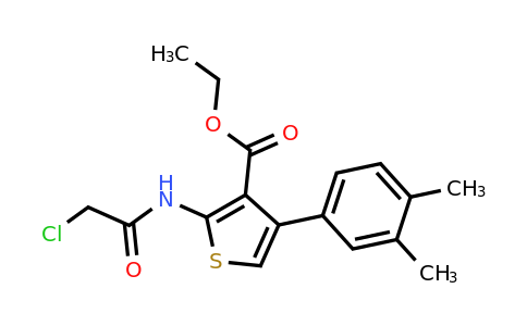 314244-95-6 | Ethyl 2-(2-chloroacetamido)-4-(3,4-dimethylphenyl)thiophene-3-carboxylate