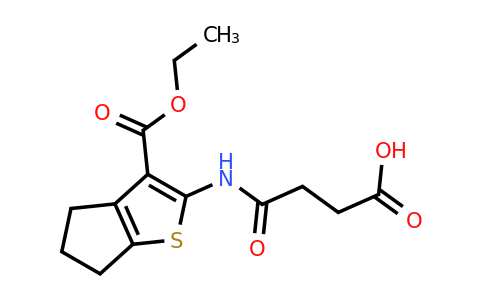 314282-21-8 | 4-((3-(Ethoxycarbonyl)-5,6-dihydro-4H-cyclopenta[b]thiophen-2-yl)amino)-4-oxobutanoic acid