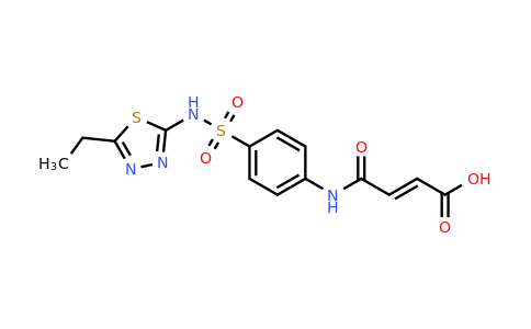 314282-44-5 | (E)-4-((4-(N-(5-ethyl-1,3,4-thiadiazol-2-yl)sulfamoyl)phenyl)amino)-4-oxobut-2-enoic acid
