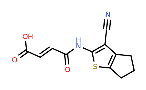 314282-77-4 | (E)-4-((3-cyano-5,6-dihydro-4H-cyclopenta[b]thiophen-2-yl)amino)-4-oxobut-2-enoic acid
