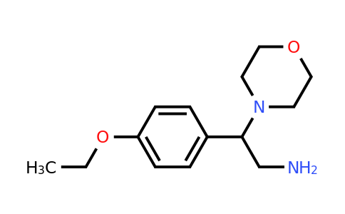 31466-48-5 | 2-(4-Ethoxyphenyl)-2-morpholinoethan-1-amine