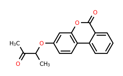 314744-71-3 | 3-((3-Oxobutan-2-yl)oxy)-6H-benzo[c]chromen-6-one