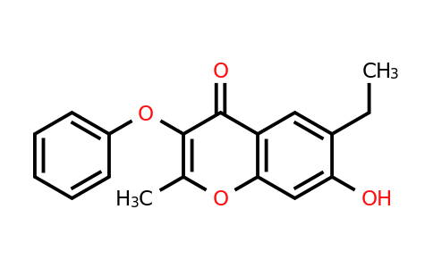 315232-62-3 | 6-Ethyl-7-hydroxy-2-methyl-3-phenoxy-4h-chromen-4-one