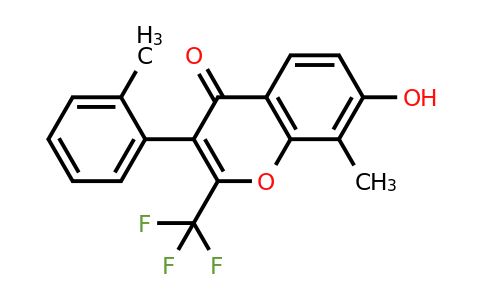 315233-79-5 | 7-Hydroxy-8-methyl-3-(o-tolyl)-2-(trifluoromethyl)-4h-chromen-4-one