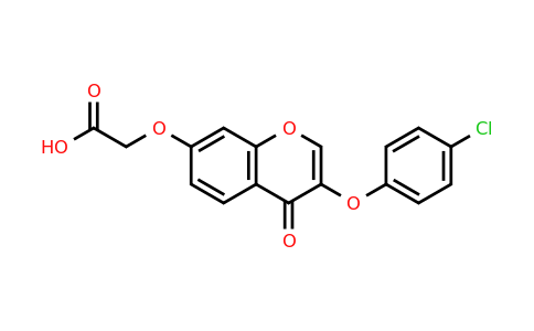 315234-25-4 | 2-((3-(4-Chlorophenoxy)-4-oxo-4h-chromen-7-yl)oxy)acetic acid
