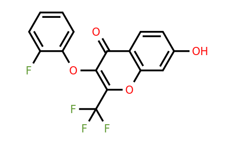 315234-40-3 | 3-(2-Fluorophenoxy)-7-hydroxy-2-(trifluoromethyl)-4h-chromen-4-one