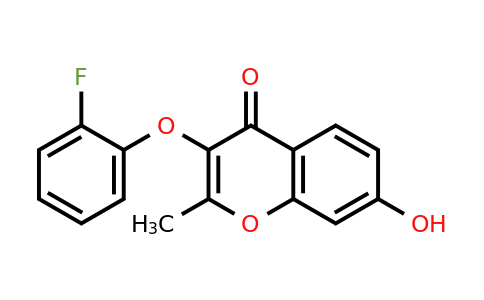 315234-43-6 | 3-(2-Fluorophenoxy)-7-hydroxy-2-methyl-4h-chromen-4-one