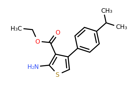 315683-17-1 | Ethyl 2-amino-4-(4-isopropylphenyl)thiophene-3-carboxylate