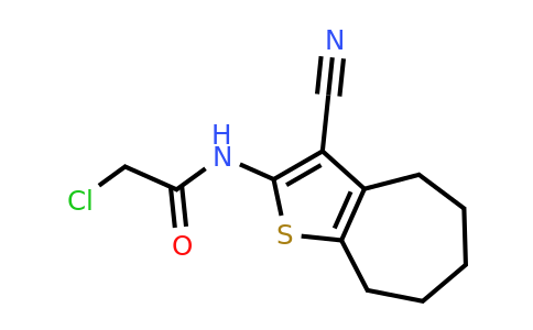 315684-12-9 | 2-Chloro-N-(3-cyano-5,6,7,8-tetrahydro-4H-cyclohepta[b]thiophen-2-yl)acetamide