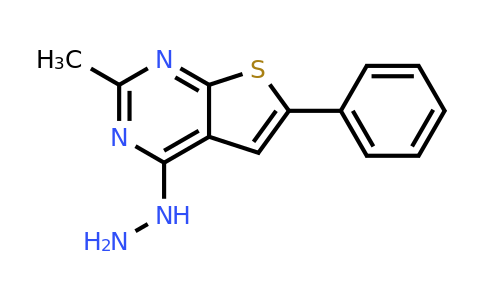 315685-00-8 | 4-Hydrazinyl-2-methyl-6-phenylthieno[2,3-d]pyrimidine