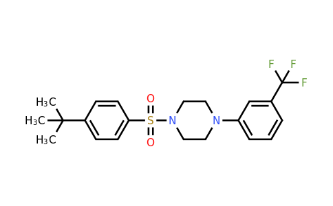 315692-42-3 | 1-((4-(Tert-butyl)phenyl)sulfonyl)-4-(3-(trifluoromethyl)phenyl)piperazine