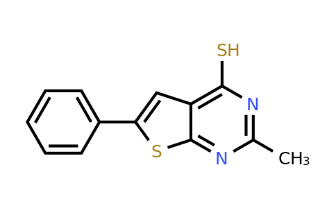 315696-68-5 | 2-Methyl-6-phenylthieno[2,3-d]pyrimidine-4-thiol