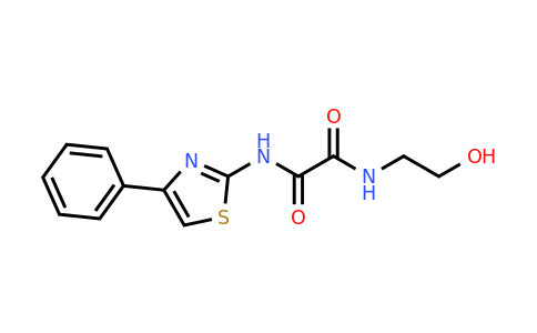 N1-(2-hydroxyethyl)-N2-(4-phenylthiazol-2-yl)oxalamide