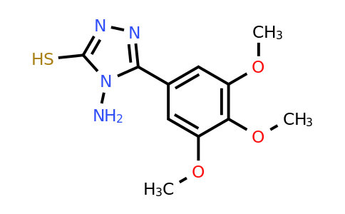 4-Amino-5-(3,4,5-trimethoxyphenyl)-4H-1,2,4-triazole-3-thiol