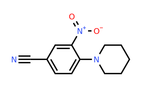 3-Nitro-4-(piperidin-1-yl)benzonitrile