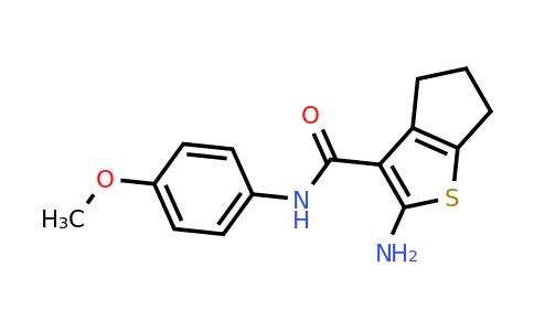321529-87-7 | 2-Amino-N-(4-methoxyphenyl)-5,6-dihydro-4H-cyclopenta[b]thiophene-3-carboxamide