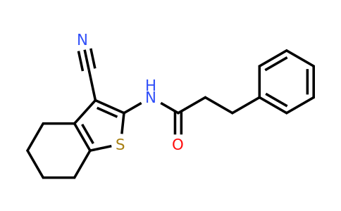 321945-24-8 | n-(3-Cyano-4,5,6,7-tetrahydrobenzo[b]thiophen-2-yl)-3-phenylpropanamide
