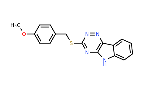 321973-60-8 | 3-((4-Methoxybenzyl)thio)-5H-[1,2,4]triazino[5,6-b]indole