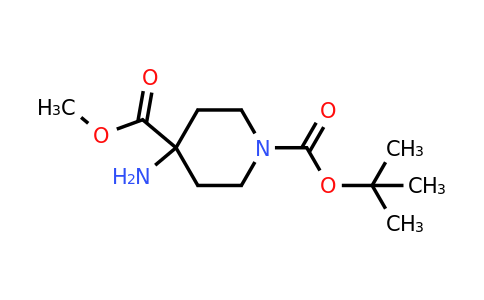 1-tert-Butyl 4-methyl 4-aminopiperidine-1,4-dicarboxylate