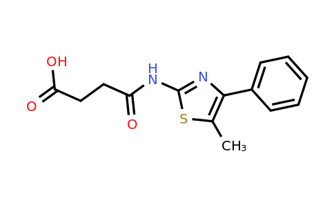 325471-38-3 | 4-[(5-Methyl-4-phenyl-1,3-thiazol-2-yl)amino]-4-oxobutanoic acid