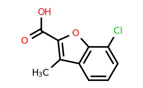 7-Chloro-3-methyl-1-benzofuran-2-carboxylic acid