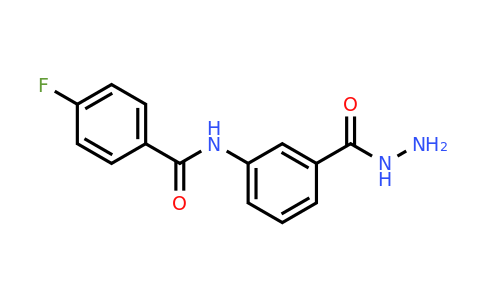 325798-55-8 | 4-Fluoro-N-(3-(hydrazinecarbonyl)phenyl)benzamide