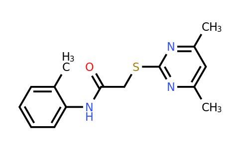 325832-08-4 | 2-((4,6-Dimethylpyrimidin-2-yl)thio)-N-(o-tolyl)acetamide