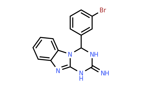 326021-81-2 | 4-(3-Bromophenyl)-3,4-dihydrobenzo[4,5]imidazo[1,2-a][1,3,5]triazin-2(1h)-imine