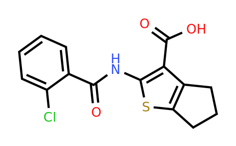 326611-23-8 | 2-(2-Chlorobenzamido)-4h,5h,6h-cyclopenta[b]thiophene-3-carboxylic acid