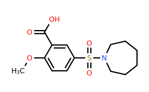 5-[(Hexahydro-1H-azepin-1-yl)sulfonyl]-2-methoxybenzoic acid