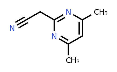 32691-58-0 | 2-(4,6-Dimethylpyrimidin-2-yl)acetonitrile