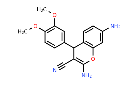 326919-67-9 | 2,7-Diamino-4-(3,4-dimethoxyphenyl)-4h-chromene-3-carbonitrile