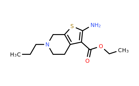 327170-78-5 | Ethyl 2-amino-6-propyl-4h,5h,6h,7h-thieno[2,3-c]pyridine-3-carboxylate