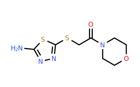 328004-28-0 | 2-((5-Amino-1,3,4-thiadiazol-2-yl)thio)-1-morpholinoethan-1-one
